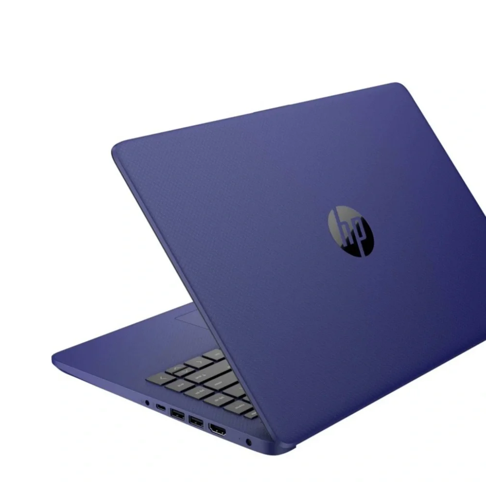 Blue HP computer